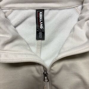 Kirkland Signature Off-White Fleece Jacket